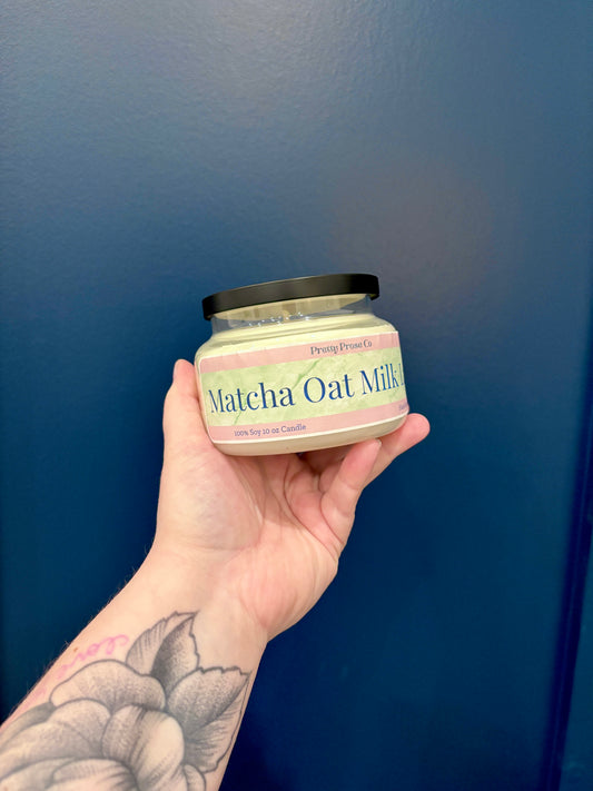 Matcha Oat Milk Latte 10oz Soy Candle