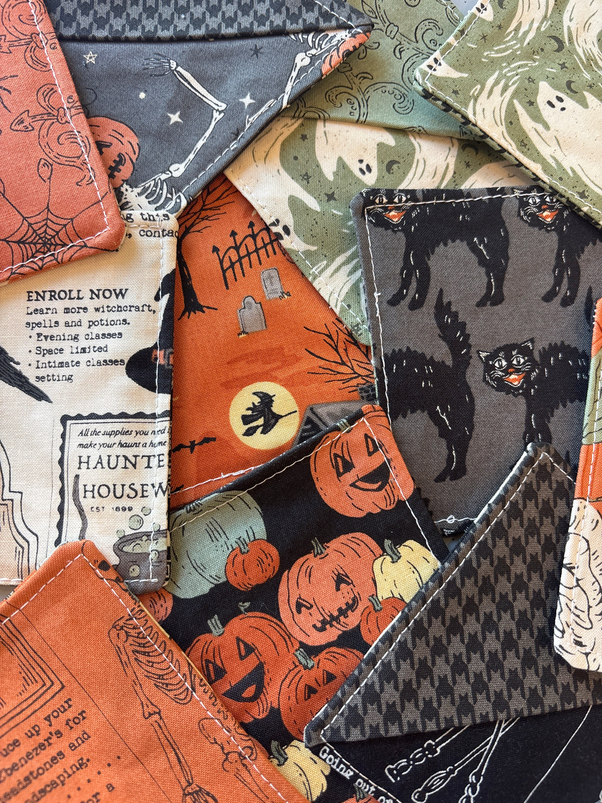 Fabric Corner Bookmark