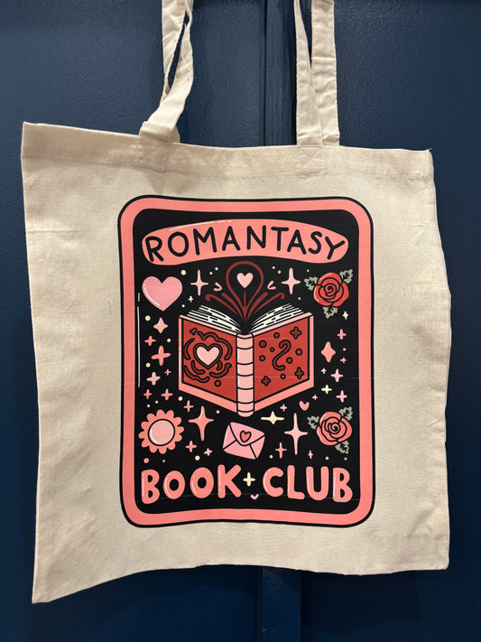 Romantasy Book Club Tote Bag
