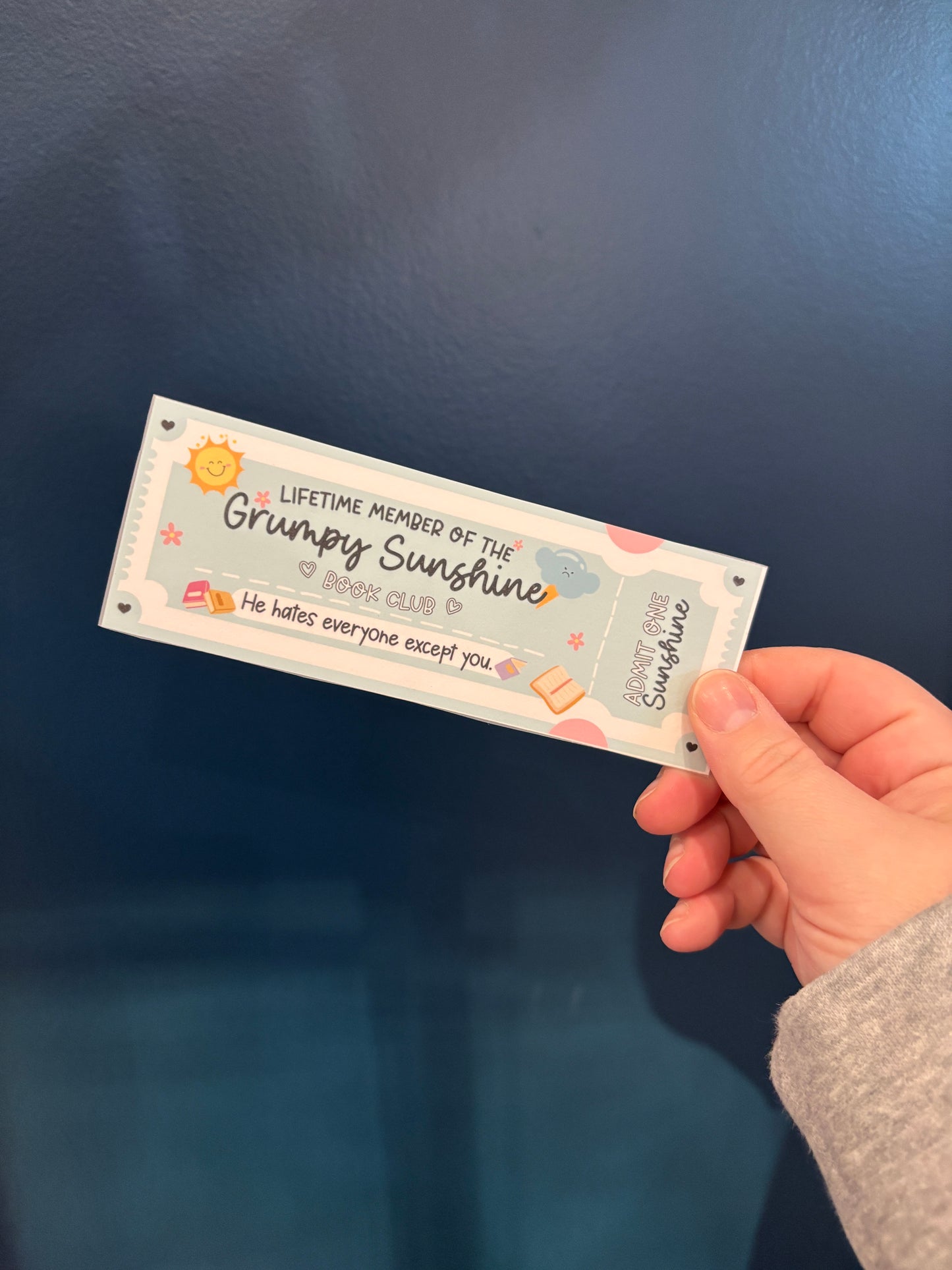 Admit One Bookish Tropes Bookmark