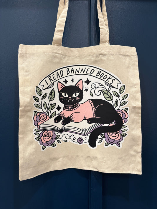 I Read Banned Books Tote Bag