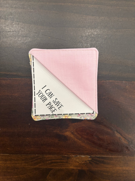 Fabric Corner Bookmark