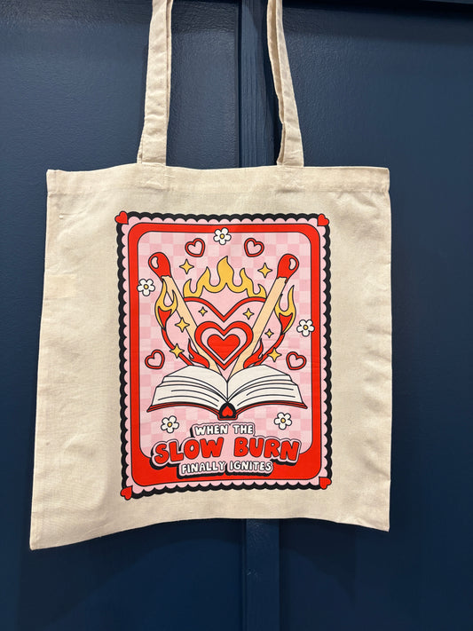 Slow Burn Tarot Card Tote Bag