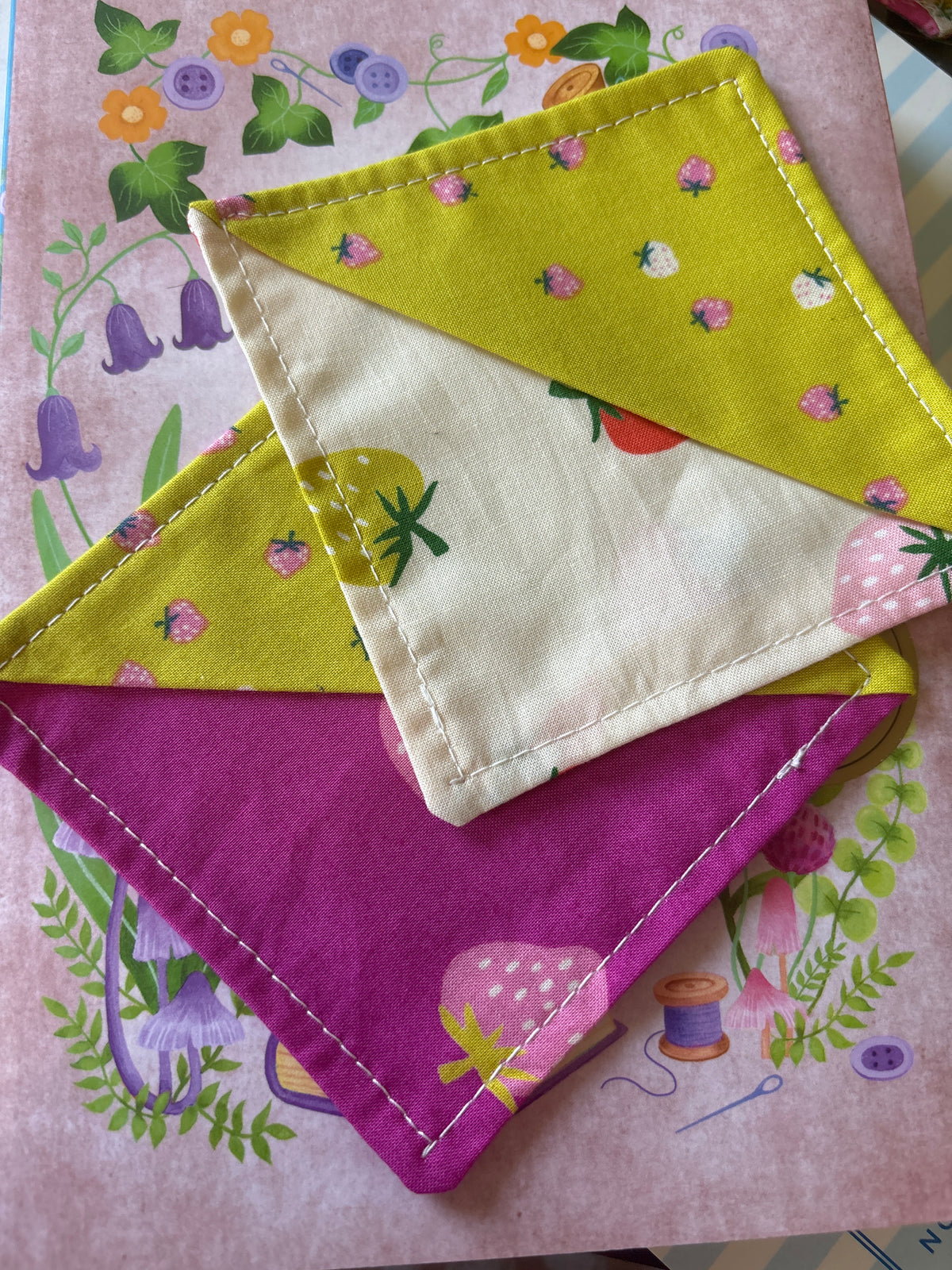 Fabric Corner Bookmark