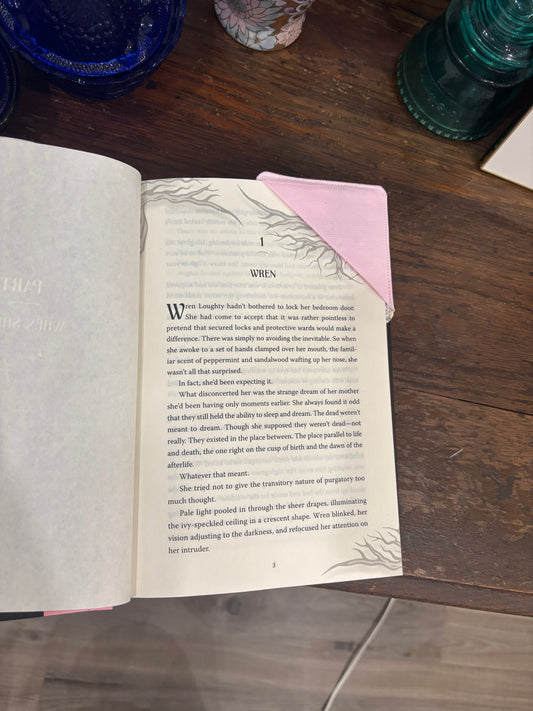 Fabric Corner Bookmark