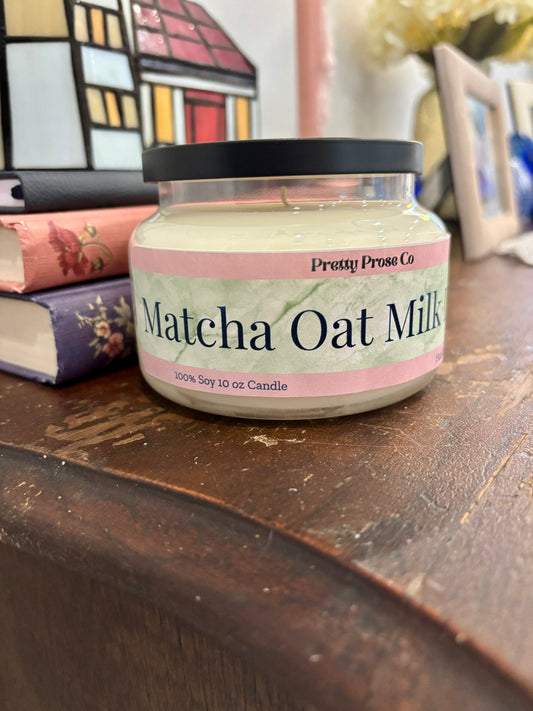 Matcha Oat Milk Latte 10oz Soy Candle
